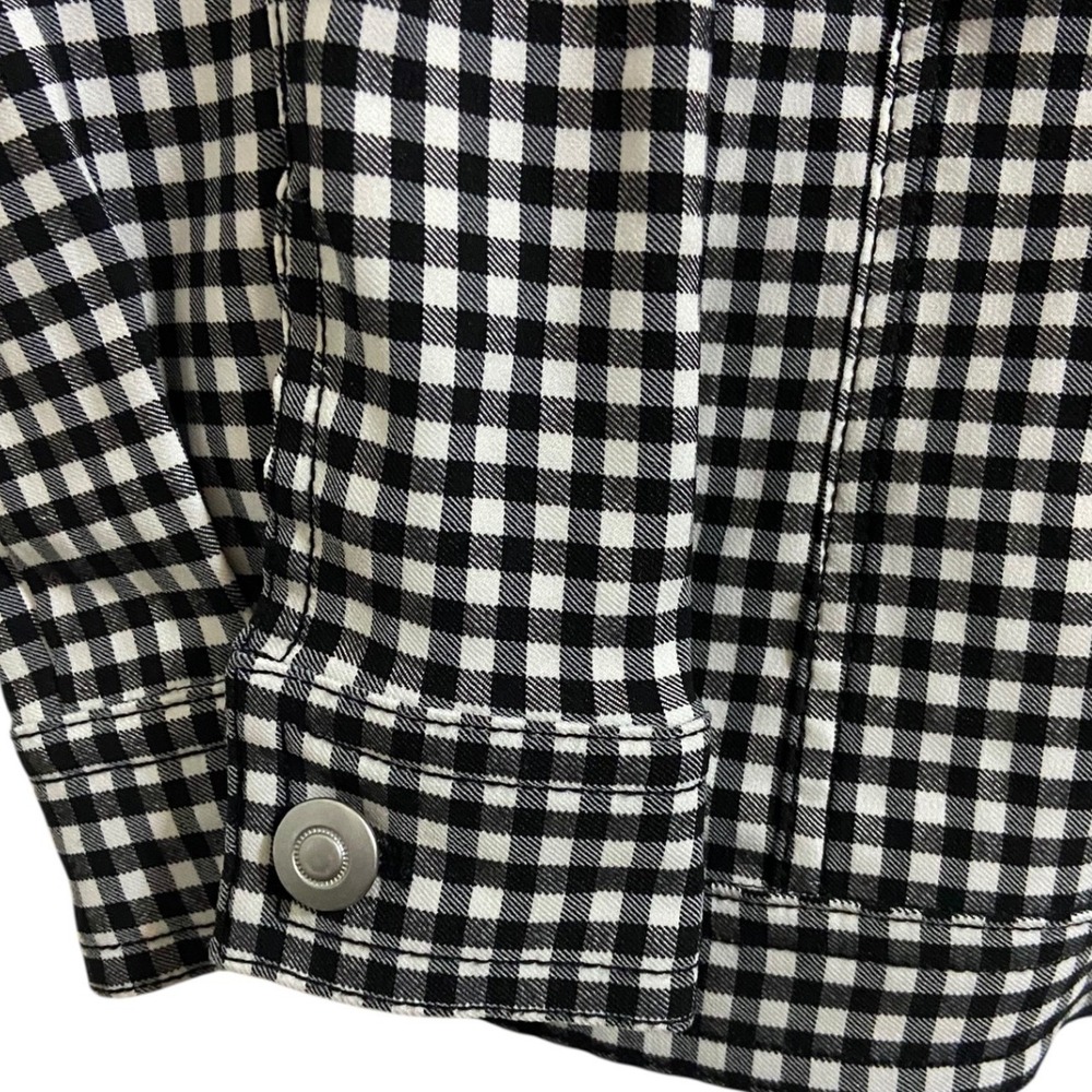 Ruby Rd Black White Gingham Checkered Button Fron… - image 11